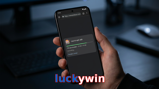 Main screen of Luckywin apk page for PK players