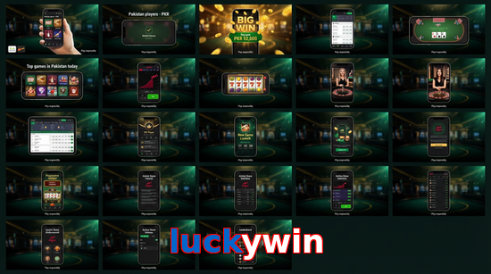 Main screen of Luckywin bet page for PK players