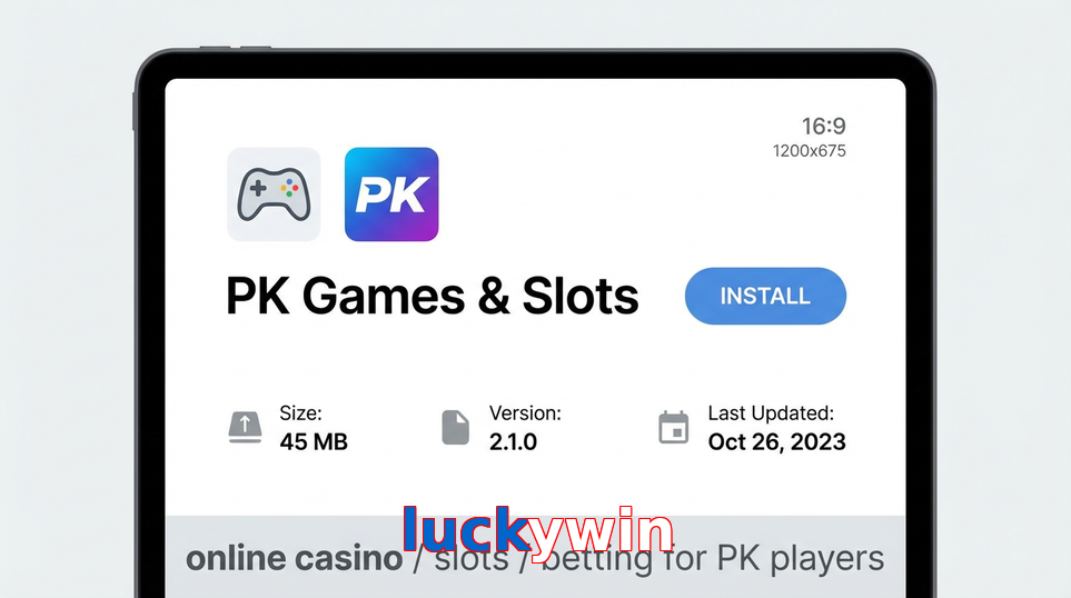 Game list for Luckywin gameapk section