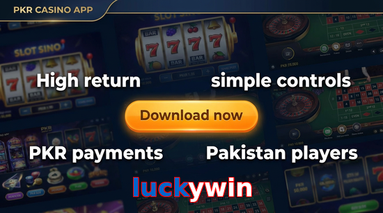 Main screen of Luckywin gamedownload page for PK players