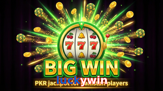 Big win animation on Luckywin slot game